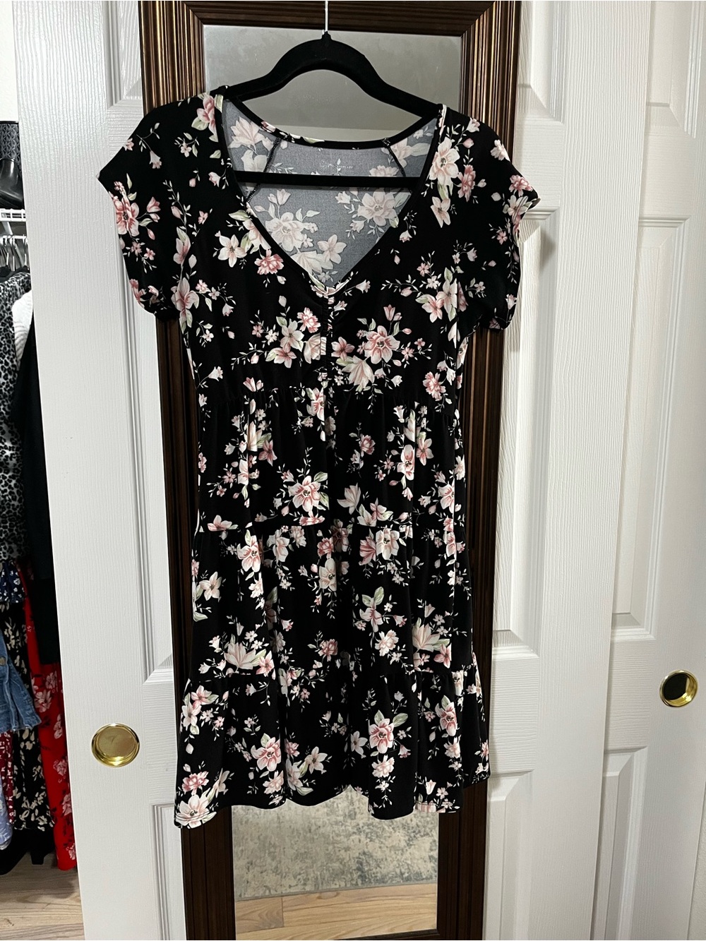 No Boundaries black floral dress